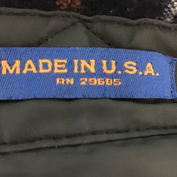 Men's Pendleton Wool Flannel Button Up Plaid Shirt Size M - Picture 11 of 12